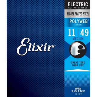 Elixirエリクサー 12100 POLYWEB Medium 11-49 エレキギター弦