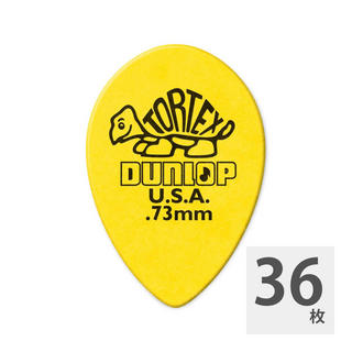 Jim Dunlop423R TORTEX SMALL TEAR DROP 0.73×36枚 ピック