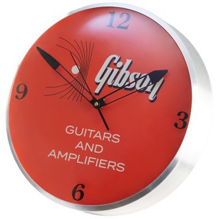 Gibson GA-CLK1 Gibson Vintage Lighted Wall Clock Kalamazoo Orange ギブソン 時計【WEBSHOP】