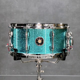 SAKAESD1365MA/M-TC [Maple Snare Drum 13''×6.5'' - Turquoise Champagne]