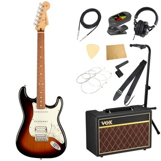 Fenderフェンダー Player Stratocaster HSS PF 3TS エレキギター VOXアンプ付き 入門11点 初心者セット