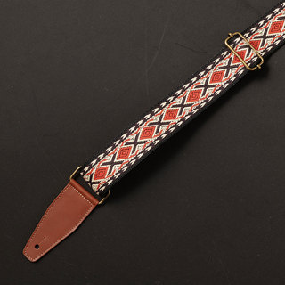 BlueBellRoad Series Strap (Dark Coffee and Orange)【BBR020】