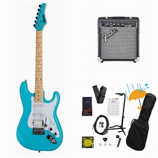 KRAMERFocus VT-211S Teal  クレイマー エレキギター 入門 初心者 Fender 10Wアンプ付属エレキギター初心者セット