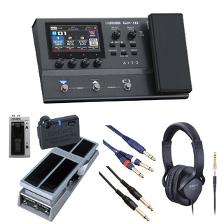 BOSS GX-10 Guitar Effects Processor ボス GX10 マルチエフェクター[自由自在にサウンドメイクセット] FS-7 + F