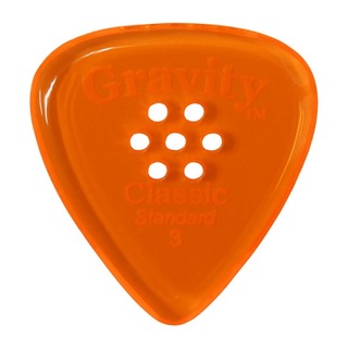 Gravity Guitar PicksClassic -Standard Multi-Hole- GCLS3PM 3.0mm Orange ピック