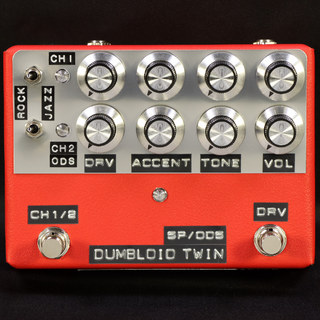 Shins Music Dumbloid Twin SP/ODS Red Tolex with Jazz/Rock SW シンズミュージック オーバードライブ【WEBSHOP】