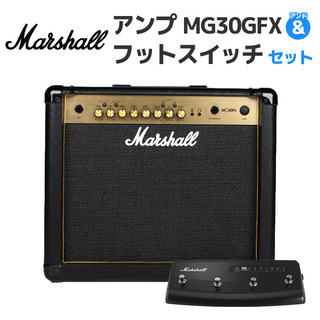 Marshall MG30GFX 専用フットスイッチセット ギターアンプ 30W エフェクト搭載 MG Goldシリーズ