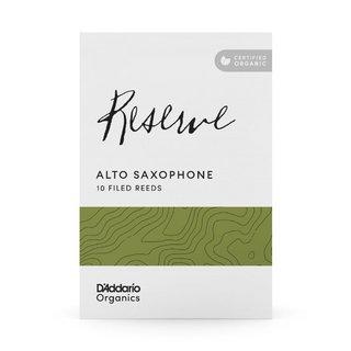 D'Addario Woodwinds/RICO Organics RESERVE アルトサックス用リード 10枚入 #3.0 [ODJR1025] 【名古屋栄店】