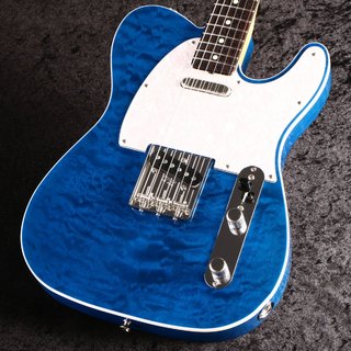 Fender ISHIBASHI FSR MIJ Traditional 60s Custom Telecaster Quilted Maple Top Ash Back Translucent Blue 【御