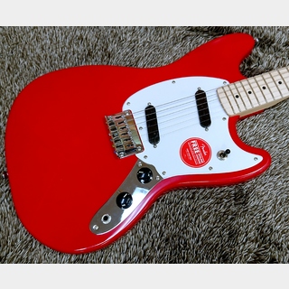 Squier by FenderSonic Mustang Torino Red / Maple