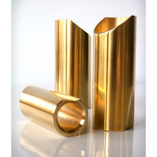 THE ROCK SLIDE Polished Brass Guitar Slide (Gold) [RSG-L]