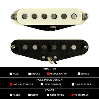 Suhr V60 Middle (Parchment)【サー/STギター用/シングルピックアップ/センター】