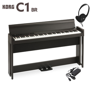 KORGC1 BR ブラウン 電子ピアノ／スタイリッシュ88鍵盤