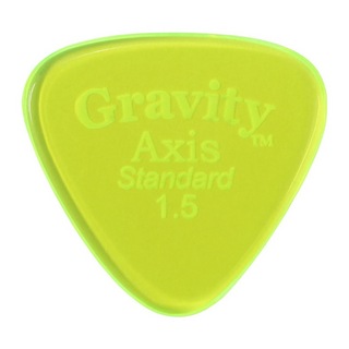 Gravity Guitar PicksAxis -Standard- GAXS15P 1.5mm Fluorescent Green ギターピック