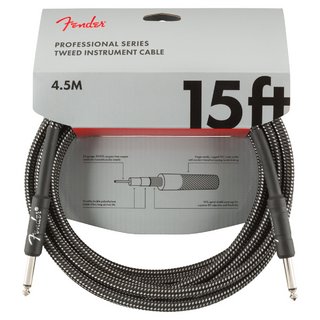 Fender Professional Series Tweed Instrument Cable GRY ギターケーブルシールド 約4.5m【池袋店】