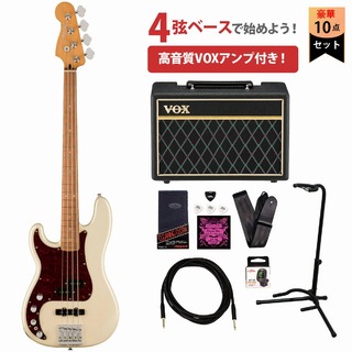 Fender Player Plus Precision Bass Left-Hand Pau Ferro Fingerboard Olympic Pearl フェンダー [左利き用]VOXア