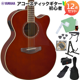 YAMAHACPX600 RTB アコースティックギター初心者12点セット 【WEBSHOP限定】