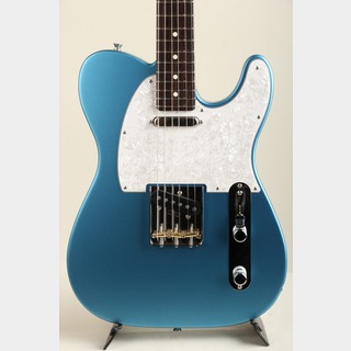 FenderFSR Collection Hybrid II Telecaster Satin Lake Placid Blue with Matching Head Cap