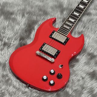 極美品　Epiphone SG エレキギター 赤 艶消し ソフトケース付き 極美品 Epiphone SG エレキギター 赤 艶消し ソフトケース付き