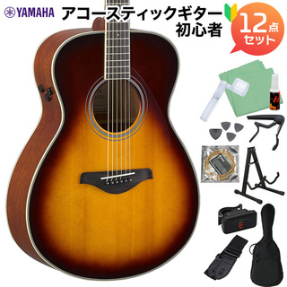 YAMAHATrans Acoustic FS-TA BS トランスアコースティックギター初心者12点セット