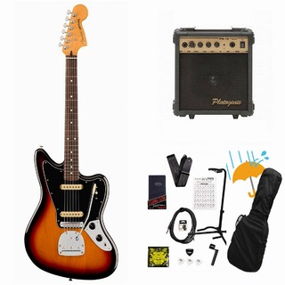 Fender Player II Jaguar Rosewood FB 3 Color Sunburst エレキギター PG-10アンプ付属エレキギター初心者セットR