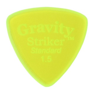 Gravity Guitar Picks Striker -Standard Master Finish- GSRS15M 1.5mm Fluorescent Green ピック