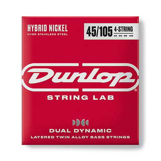 Jim Dunlop DBHYN45105 Dual Dynamic Layered Twin Alloy Hybrid Wound Nickel Bass Strings：DBHYN エレキ 4弦 ベース