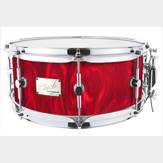 canopus Birch Snare Drum 6.5x14 Red Satin