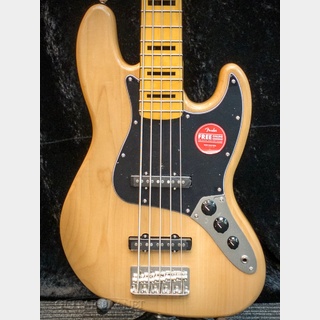 Squier by FenderClassic Vibe 70s Jazz Bass V -Natural-【4.30kg】【送料当社負担】【金利0%対象】