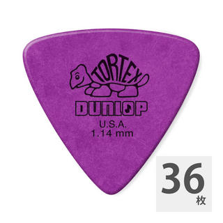 Jim DunlopTORTEX TRI PURPLE ギターピック×36枚