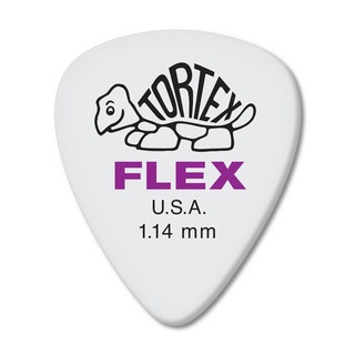 Jim Dunlop428 Tortex Flex Standard 1.14mm ギターピック×12枚
