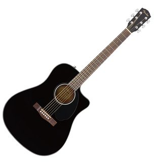 Fender フェンダー CD-60SCE Dreadnought Black WN エレクトリックアコースティックギター