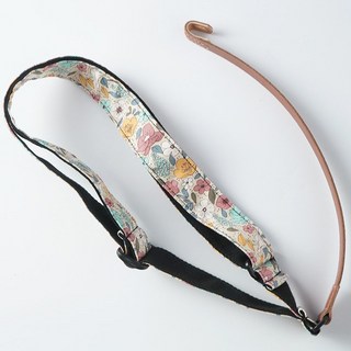 Daiking CorporationLeather Hook Ukulele Straps フラワー 【ウクレレストラップ】