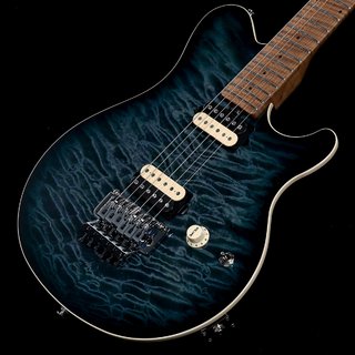 MUSIC MAN Axis Yucatan Blue Quilt Figured Roasted Maple Neck(重量:3.33kg)【渋谷店】