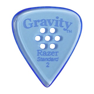 Gravity Guitar PicksRazer -Standard Multi-Hole- GRAS2PM 2.0mm Blue ギターピック