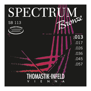 Thomastik-InfeldSB113 Spectrum Bronze 13-57 アコースティックギター弦×6セット
