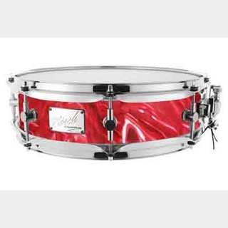 canopus Birch Snare Drum 4x14 Red Satin