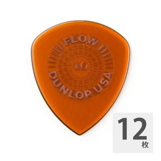 Jim Dunlop FLOW STANDARD PICK 549R10 1.0mm ギターピック×12枚