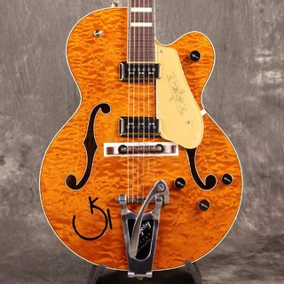 Gretsch G6120TGQM-56 LTD Quilt Chet Atkins Hollow Body Roundup Orange Stain Lacquer[S/N JT24041311][超絶目玉