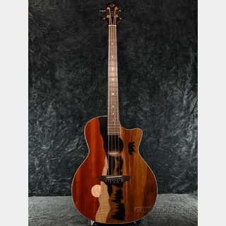 Luna Guitars Vista Bear Acoustic Bass A/E With Hardshell Case【オンラインストア限定】