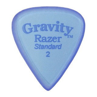 Gravity Guitar PicksRazer -Standard Master Finish- GRAS2M 2.0mm Blue ピック
