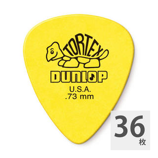 Jim Dunlop418R TORTEX STD YE 0.73mm ギターピック×36枚