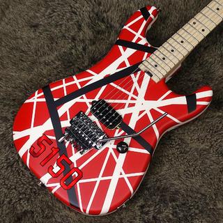 EVH Striped Series 5150 Red with Black and White Stripes