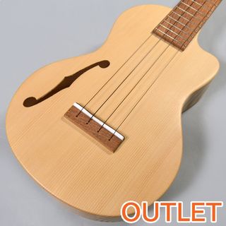 QUIAM Through neck Concert F エゾズウクレレ スルーネックコンサート