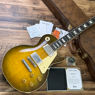 Gibson Custom ShopMurphy Lab 1959 Les Paul Standard Reissue Light Aged Green Lemon Fade 2023