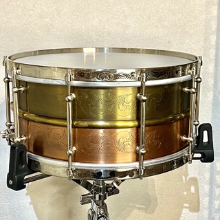 ak2 Piece Brass/Copper Snare Drum 14x6.5