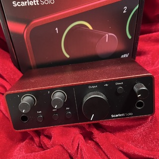 Focusrite Scarlett Solo 4th generation　未展示品
