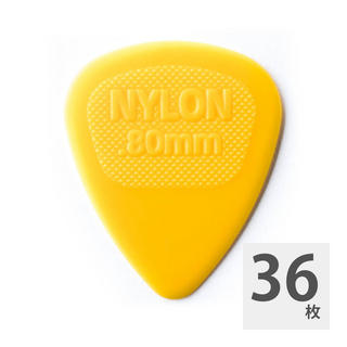 Jim Dunlop443R NYLON MIDI STD 0.80 ギターピック×36枚
