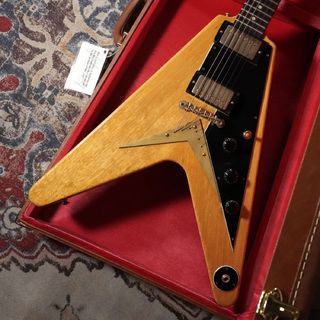 Gibson Custom Shop PSL Murphy Lab 1958 Korina Flying V Black Pickguard Antique Natural Heavy Aged【現物画像】