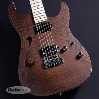 T's Guitars DST-Hollow Roasted Ash Top on Swamp Ash (Natural Satin) #031958